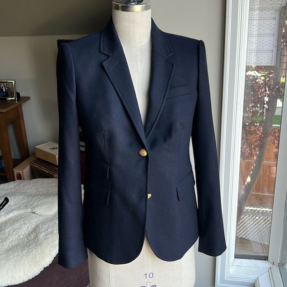 Navy Wool J. Crew Schoolboy Blazer - Picture 1 of 6
